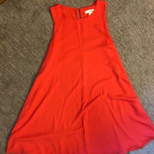 Brightly colored shift dress